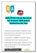 HESI PN Exit Exam Questions and Answers &lpar;250&plus; Questions&rpar; &vert; Pharmacology&comma; Med-Surg&comma; Pediatrics&comma; Maternity&comma; Leadership & NCLEX-PN Review