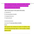 PAINTING CONTRACTOR LICENSE EXAM&rsqb; &ndash; QUESTIONS AND ANSWERS &vert; VERIFIED AND &NewLine;WELL DETAILED ANSWERS &vert; PLUS RATIONALES &vert; GUARANTEED PASS &vert; LATEST EXAM &NewLine;UPDATE &vert; EXAM PREP &vert; STUDY GUIDE &vert; PRACTICE TEST 