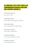 S95 PERSONAL TEST STUDY GUIDE 2026&NewLine;COMPREHENSIVE REVIEW QUESTIONS&NewLine;AND ANSWERS GRADED A&plus;&NewLine;