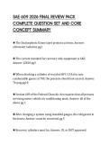 SAE 609 2026 FINAL REVIEW PACK&NewLine;COMPLETE QUESTION SET AND CORE&NewLine;CONCEPT SUMMARY