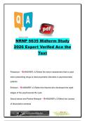 NRNP 6635 Midterm Exam Questions and Answers &lpar;170&plus; Questions&rpar; &vert; Psychiatric Assessment&comma; Anxiety&comma; Mood Disorders&comma; PTSD&comma; Psychopharmacology & DSM-5 &vert; Walden University