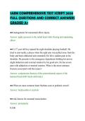 SAEM COMPREHENSIVE TEST SCRIPT 2026&NewLine;FULL QUESTIONS AND CORRECT ANSWERS&NewLine;GRADED A&plus;&NewLine;