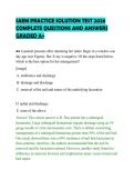 SAEM PRACTICE SOLUTION TEST 2026&NewLine;COMPLETE QUESTIONS AND ANSWERS&NewLine;GRADED A&plus;&NewLine;