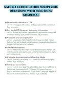 SAFE 5&period;1 CERTIFICATION SCRIPT 2026&NewLine;QUESTIONS WITH SOLUTIONS&NewLine;GRADED A&plus;&NewLine;