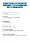 SAFE 5&period;1 COMPREHENSIVE STUDY&NewLine;GUIDE 2026 FULL QUESTIONS AND&NewLine;SOLUTIONS GRADED A&plus;&NewLine;