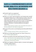 SAFE 5&period;1 COMPREHENSIVE STUDY&NewLine;GUIDE 2026 FULL QUESTIONS AND&NewLine;SOLUTIONS GRADED A&plus;&NewLine;