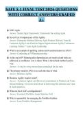 SAFE 5&period;1 FINAL TEST 2026 QUESTIONS&NewLine;WITH CORRECT ANSWERS GRADED&NewLine;A&plus;&NewLine;