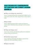 SALES TECHNOLOGY COMPREHENSIVE&NewLine;TEST QUESTIONS AND CORRECT ANSWERS&NewLine;GRADED A&plus;&NewLine;