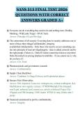 SANS 515 FINAL TEST 2026&NewLine;QUESTIONS WITH CORRECT&NewLine;ANSWERS GRADED A&plus;&NewLine;
