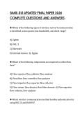 SANS 515 UPDATED FINAL PAPER 2026&NewLine;COMPLETE QUESTIONS AND ANSWERS