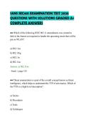 SANS SEC401 EXAMINATION TEST 2026&NewLine;QUESTIONS WITH SOLUTIONS GRADED A&plus;&NewLine;COMPLETE ANSWERS&NewLine;