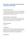 Solar System - Science Olympiad Exam Questions and Answers&vert; Latest Update 2026