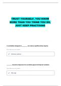 PRODUCTION MAINTANCE MSSC QUESTIONS WITH CORRECT ANSWERS