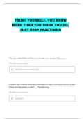 MSSC PART 1 SAFETY QUESTIONS WITH CORRECT ANSWERS