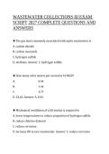 WASTEWATER COLLECTIONS III EXAM SCRIPT 2027 &vert; Complete Practice Questions & Answers &vert; Wastewater Operator Certification Study Resource
