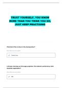 MSSC TEST 1 QUESTIONS WITH CORRECT ANSWERS