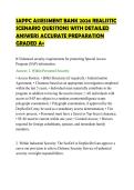 SAPPC ASSESSMENT BANK 2026 REALISTIC&NewLine;SCENARIO QUESTIONS WITH DETAILED&NewLine;ANSWERS ACCURATE PREPARATION&NewLine;GRADED A&plus;&NewLine;