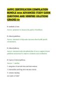 SAPPC CERTIFICATION COMPILATION&NewLine;BUNDLE 2026 ADVANCED STUDY GUIDE&NewLine;QUESTIONS AND VERIFIED SOLUTIONS&NewLine;GRADED A&plus;&NewLine;