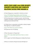 SAPPC STUDY SHEET 2026 CORE SECURITY&NewLine;CONCEPTS QUESTIONS AND COMPLETE&NewLine;SOLUTIONS SUCCESS PREP GRADED A&plus;&NewLine;