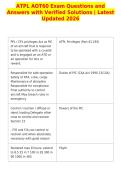 ATPL AOT60 Exam Questions and&NewLine;Answers with Verified Solutions &vert; Latest&NewLine;Updated 2026
