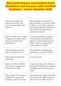 Atpl performance and loading Exam&NewLine;Questions and Answers with Verified&NewLine;Solutions &vert; Latest Updated 2026&NewLine;