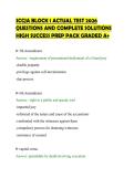 SCCJA BLOCK 1 ACTUAL TEST 2026&NewLine;QUESTIONS AND COMPLETE SOLUTIONS&NewLine;HIGH SUCCESS PREP PACK GRADED A&plus;&NewLine;