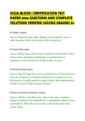 SCCJA BLOCK 1 CERTIFICATION TEST&NewLine;PAPER 2026 QUESTIONS AND COMPLETE&NewLine;SOLUTIONS VERIFIED SUCCESS GRADED A&plus;&NewLine;