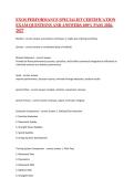 EXOS PERFORMANCE SPECIALIST CERTIFICATION EXAM QUESTIONS AND ANSWERS 
