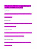 NCE Exam&vert; 250&plus; Actual questions and correct answers 2026-2027