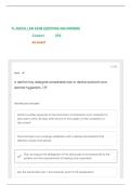 FL DENTAL LAW EXAM QUESTIONS AND ANSWERS