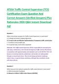 ATSSA Traffic Control Supervisor &lpar;TCS&rpar; &NewLine;Certification Exam Question And &NewLine;Correct Answers &lpar;Verified Answers&rpar; Plus &NewLine;Rationales 2026 Q&A Instant Download &NewLine;Pdf 