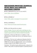 SERVICENOW DISCOVERY TECHNICAL&NewLine;STUDY SHEET 2026 COMPLETE&NewLine;SOLUTIONS VERIFIED&NewLine;