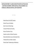 MONTANA DEPARTMENT OF LABOR AND INDUSTRY MASTER ELECTRICIAN EXAM &ndash; QUESTIONS AND ANSWERS &vert; VERIFIED AND WELL DETAILED ANSWERS &vert; PLUS &NewLine;RATIONALES &vert; DOWNLOAD AND PASS &vert; LATEST EXAM UPDATE