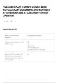 NSG 3500 EXAM 4 STUDY GUIDE &vert; 2026&sol; ACTUAL EXAM QUESTIONS AND CORRECT ANSWERS&sol;GRADE A&plus; ASSURED&sol;NEWEST UPDATE&excl;&excl;&excl;