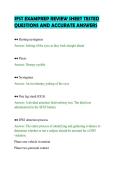 SFST EXAMPREP REVIEW SHEET TESTED&NewLine;QUESTIONS AND ACCURATE ANSWERS