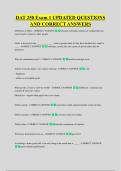 DAT 250 Exam 1 UPDATED QUESTIONS &NewLine;AND CORRECT ANSWERS