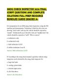 SMOG CHECK INSPECTOR 2026 FINAL&NewLine;SCRIPT QUESTIONS AND COMPLETE&NewLine;SOLUTIONS FULL PREP RESOURCE&NewLine;BUNDLED GUIDE GRADED A&plus;&NewLine;