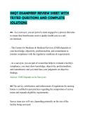 SMQT EXAMPREP REVIEW SHEET WITH&NewLine;TESTED QUESTIONS AND COMPLETE&NewLine;SOLUTIONS&NewLine;