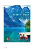 Focus on Personal Finance Test Bank &vert; 7th Edition &vert; Kapoor&comma; Dlabay&comma; Hughes & Hart