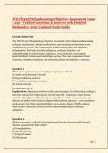 WGU D236 Pathophysiology Objective Assessment Exam &vert; 250&plus; Verified Questions & Answers with Detailed Rationales &vert; 2026 Updated Study Guide