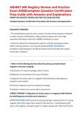 ARMRIT MRI Registry Review and Practice Exam 2026 Complete Question Certification Prep Guide with Answers and Explanations