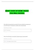 ANNEX D EXAM QUESTIONS WITH COMPLETE ANSWERS&period;&period;