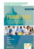 TEST BANK FOR PRIMARY CARE ART AND SCIENCE OF ADVANCED PRACTICE NURSING &ndash; AN INTERPROFESSIONAL APPROACH 5TH EDITION DUNPHY &vert;  CHAPTER 1-88&vert; All Chapters &vert; Latest Version