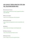 SOC 200 KEY TESTED II PRACTICE TEST 2026&NewLine;FULL SOLUTIONS REVIEW PACK
