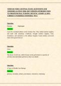 NURS 110 Final Exam Introduction to Professional Nursing Questions and Answers WCU Comprehensive Exam Guide