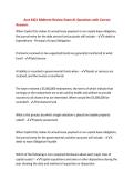 Acct 4421 Midterm Review Exam &num;1 Questions with Correct&NewLine;Answers