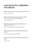 SOCRA PRACTICE TEST 3 COMPREHENSIVE&NewLine;STUDY GUIDE 2026