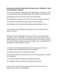 Rasmussen University NUR 1055 Final Exam &lpar;pdf&rpar; &vert; 2026&sol;2027 &vert; Intro to Nursing Q&A &vert; Nursing