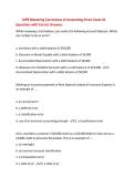 AIPB Mastering Corrections of Accounting Errors Exam &num;1&NewLine;Questions with Correct Answers&NewLine;