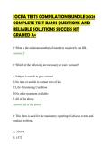 SOCRA TESTS COMPILATION BUNDLE 2026&NewLine;COMPLETE TEST BANK QUESTIONS AND&NewLine;RELIABLE SOLUTIONS SUCCESS KIT&NewLine;GRADED A&plus;&NewLine;